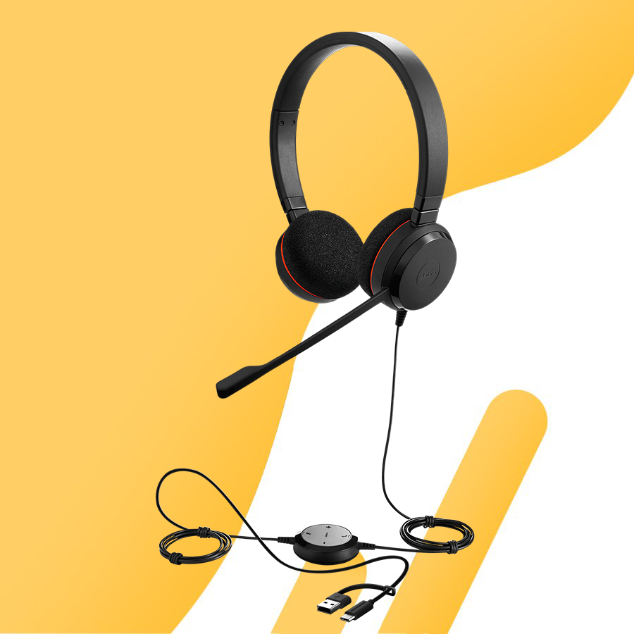 Tai nghe Jabra Evolve 20 USB C/A MS Stereo